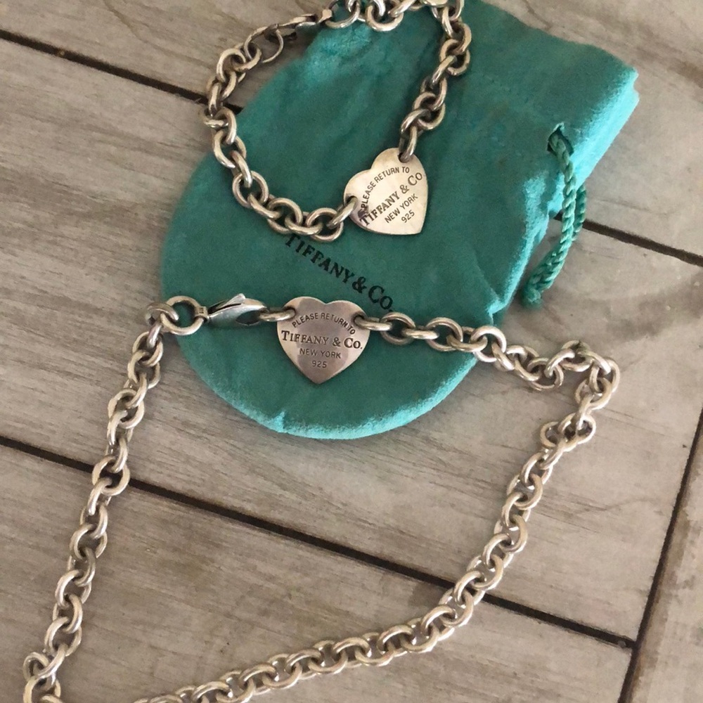 Tiffany &co braclet and necklace